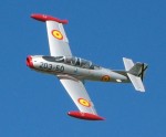 Ha-200 Saeta EC-DXR in flight. (Photo César Astudillo (CC BY 2.0))