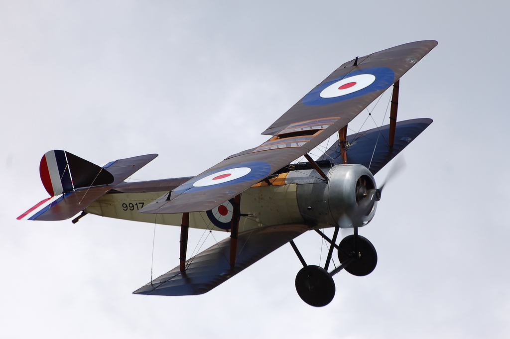 A Sopwith Pup replica at the Shuttleworth Collection Summer Air Display. (Photo Geoff Collins (CC BY-NC-ND 2.0))