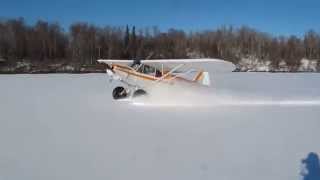 Plane Does Donuts In The Snow Plane Does Donuts In The Snow