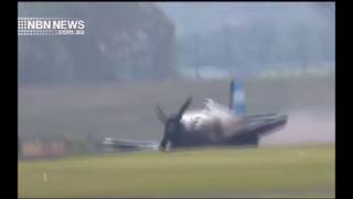 Corsair Crash Landing | Hunter Valley Airshow 2017