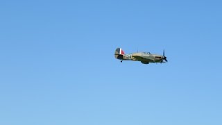 Hawker Hurricane Flying At Scone